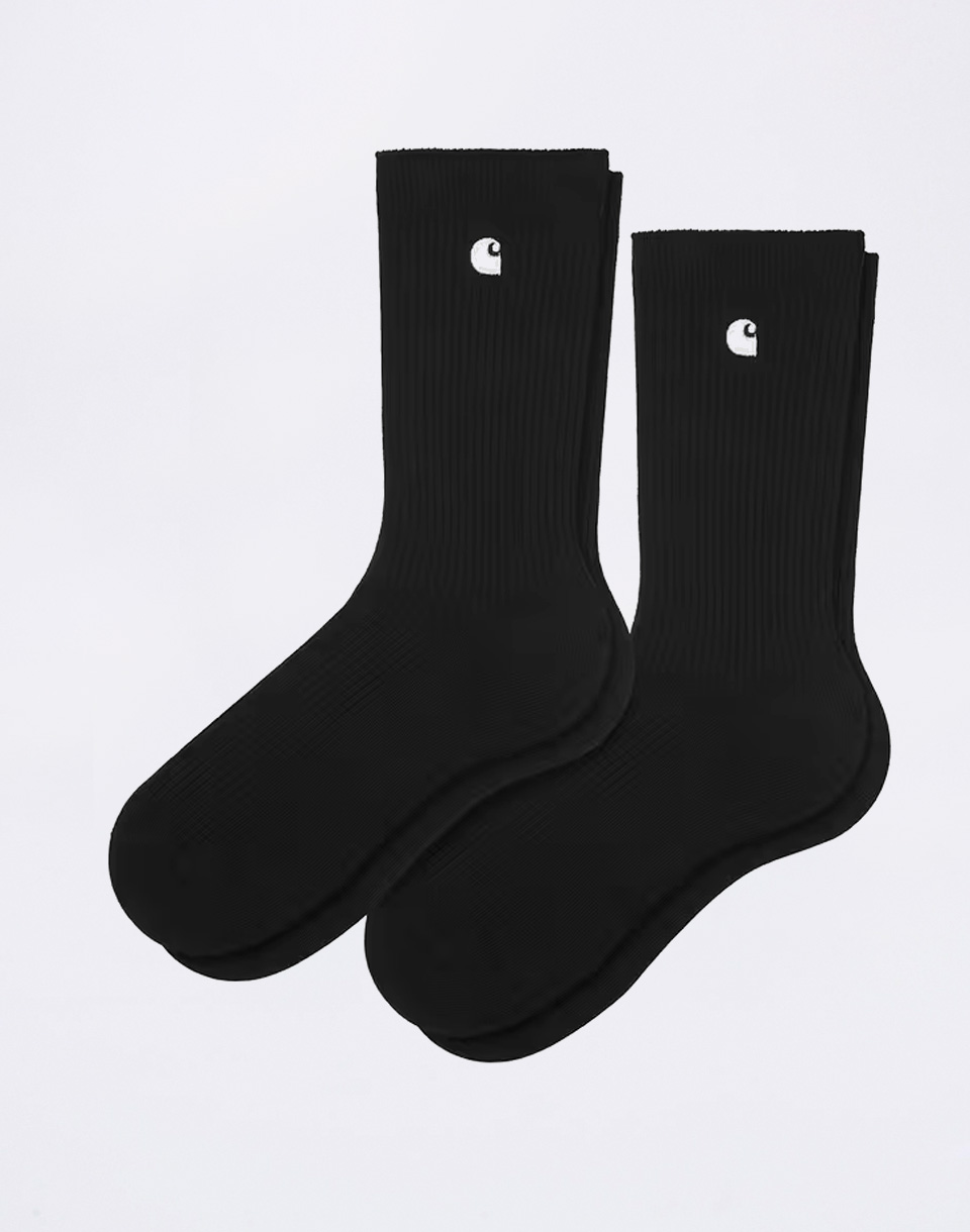 Carhartt WIP Madison Pack Socks Black/White + Black/White