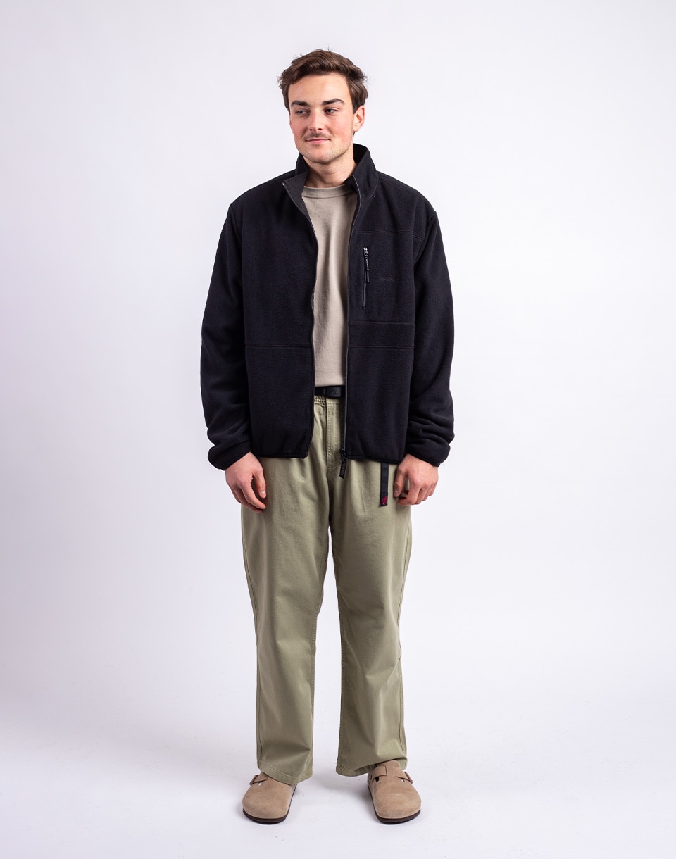 Gramicci Thermal Fleece Reversible Jacket BLACK S
