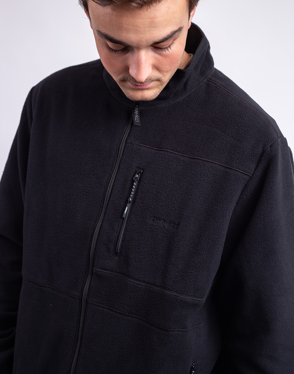 Gramicci Thermal Fleece Reversible Jacket BLACK S