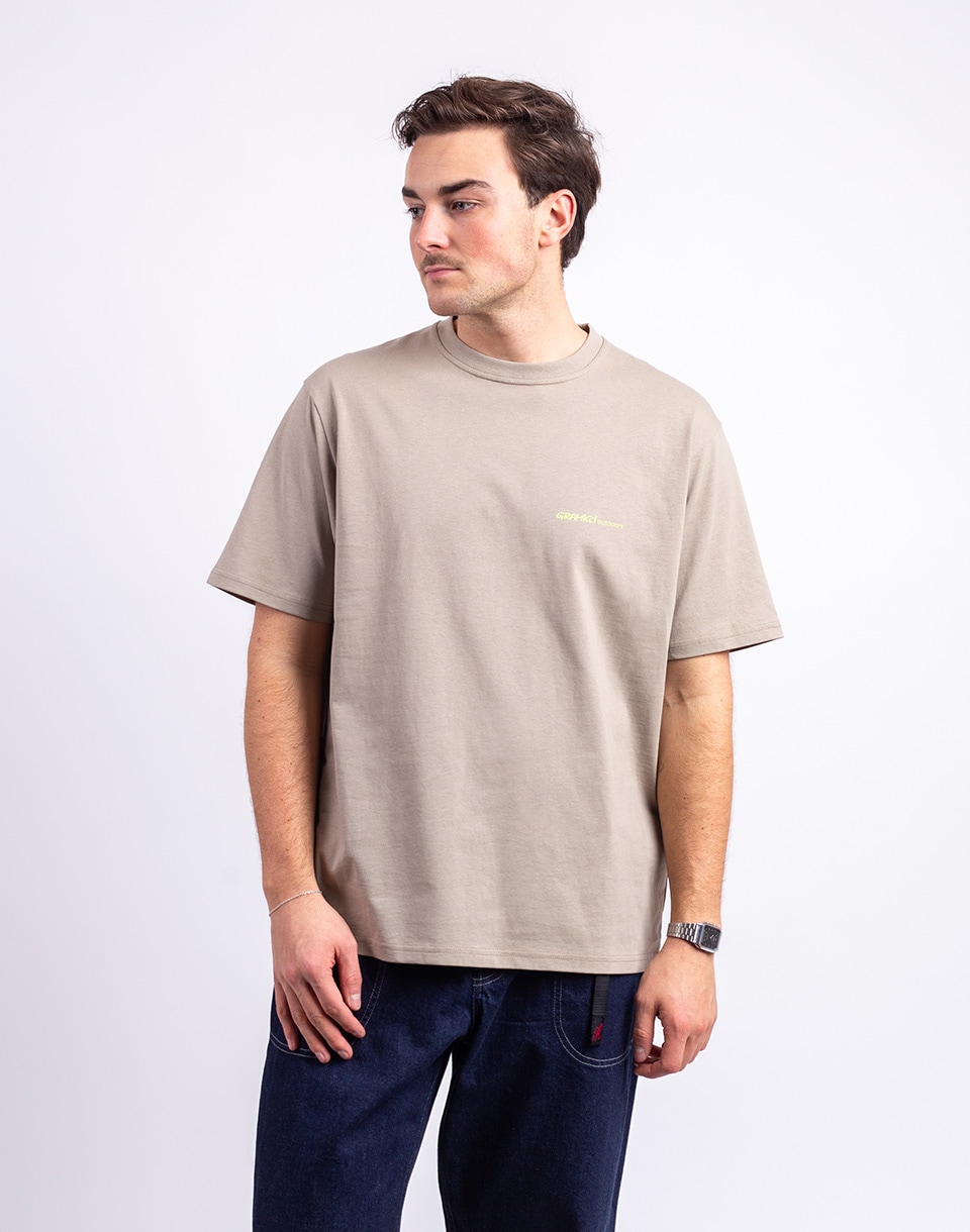 Tričko Gramicci Hurricane Tee BEIGE