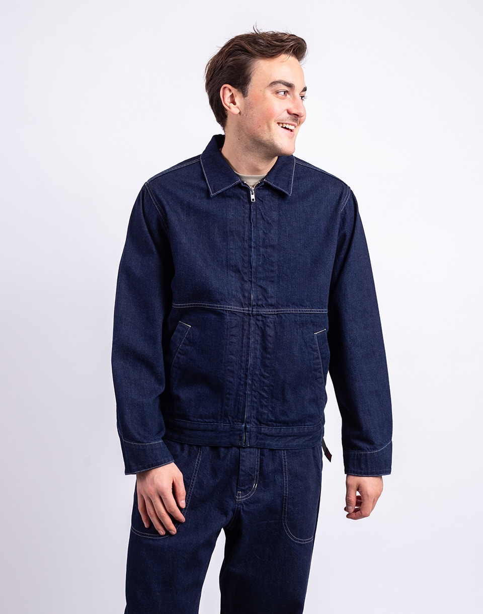 Gramicci Japanese Slub Denim Jacket INDIGO L