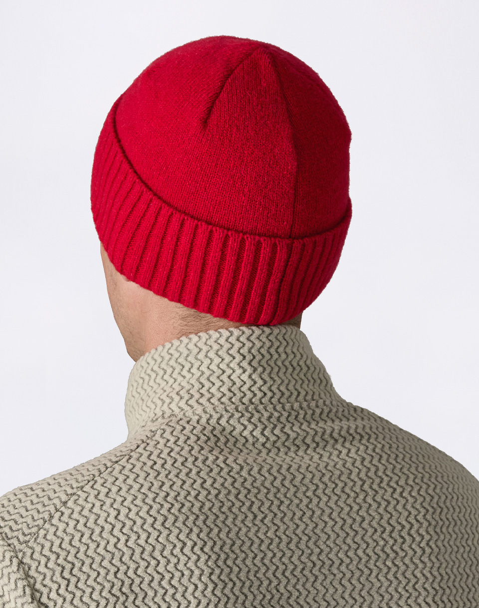 Patagonia Brodeo Beanie Oval Logo: Amanita Red