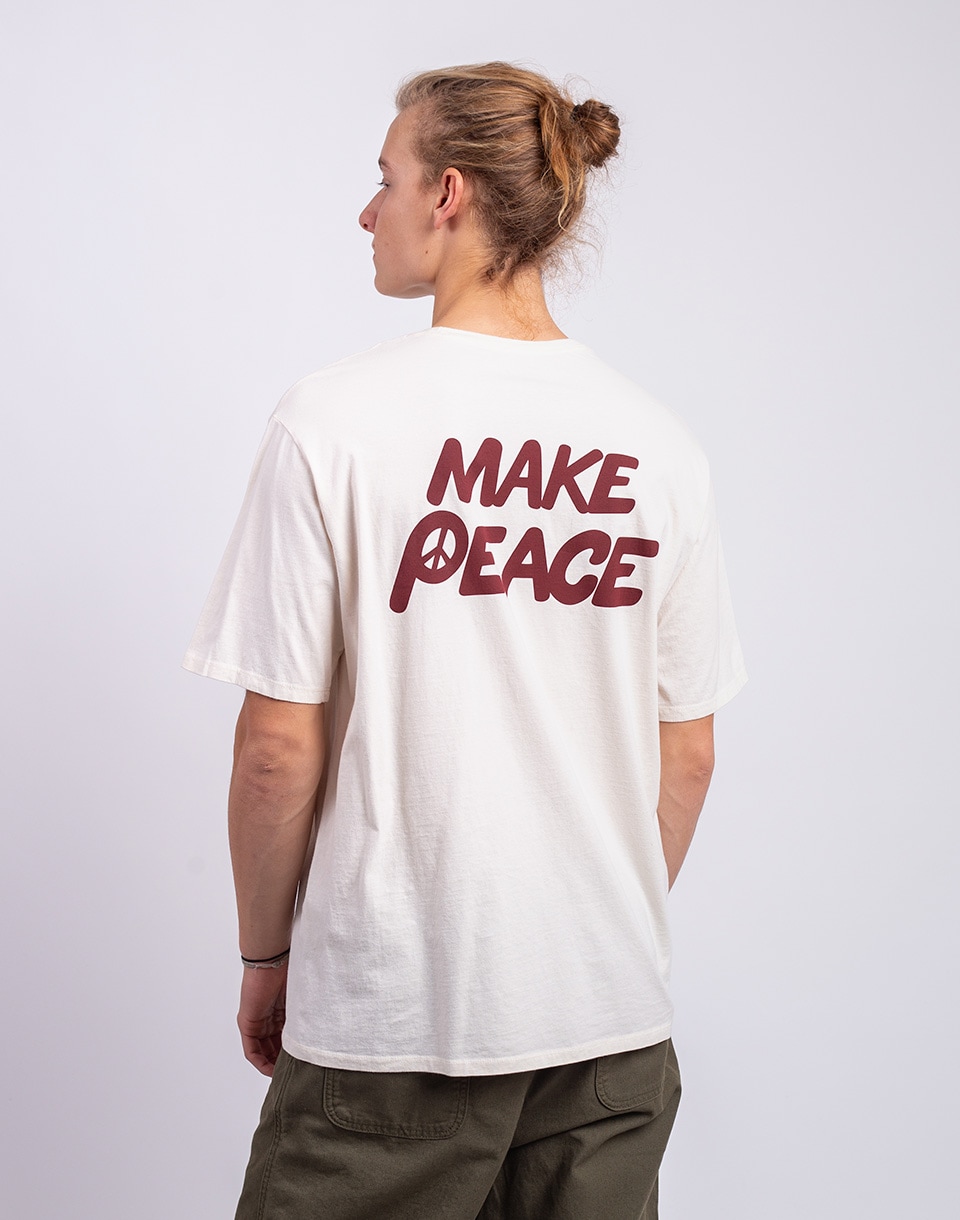 Tričko Patagonia M's Balance Organic T-Shirt Peace Seeds: Undyed Natural