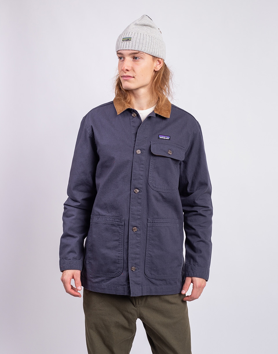 Patagonia M's Point Reyes Canvas Jacket Smolder Blue M