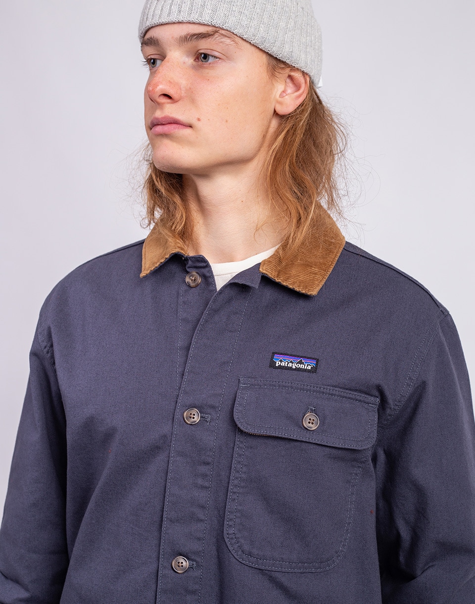 Patagonia M's Point Reyes Canvas Jacket Smolder Blue M