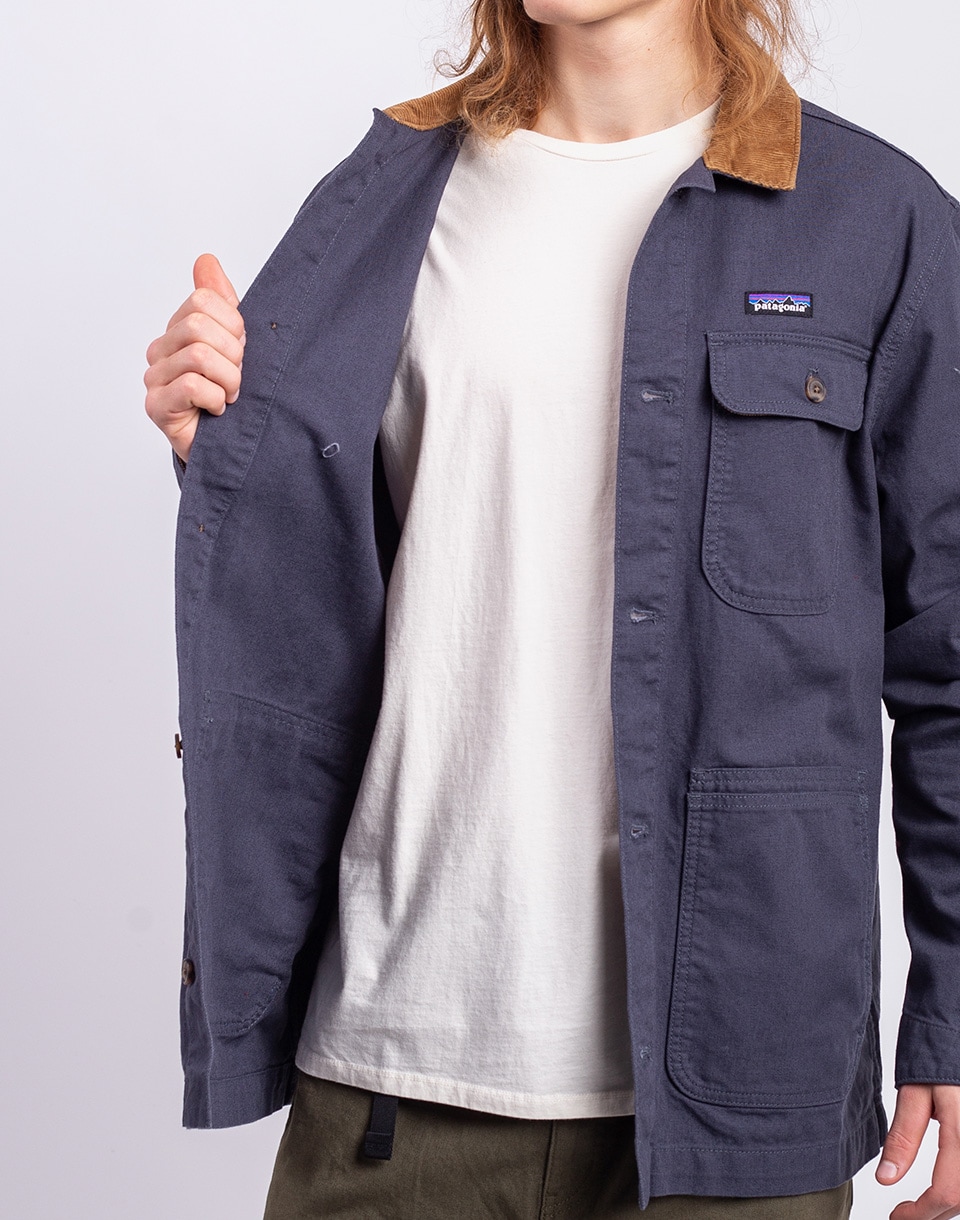Patagonia M's Point Reyes Canvas Jacket Smolder Blue M
