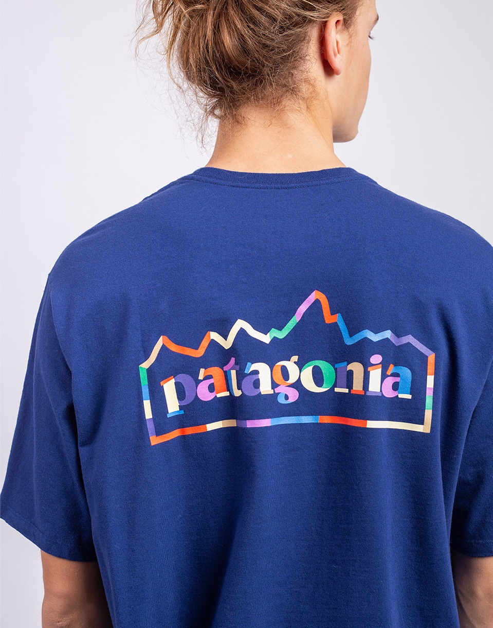 Patagonia M's Unity Fitz Responsibili-Tee Clement Blue S