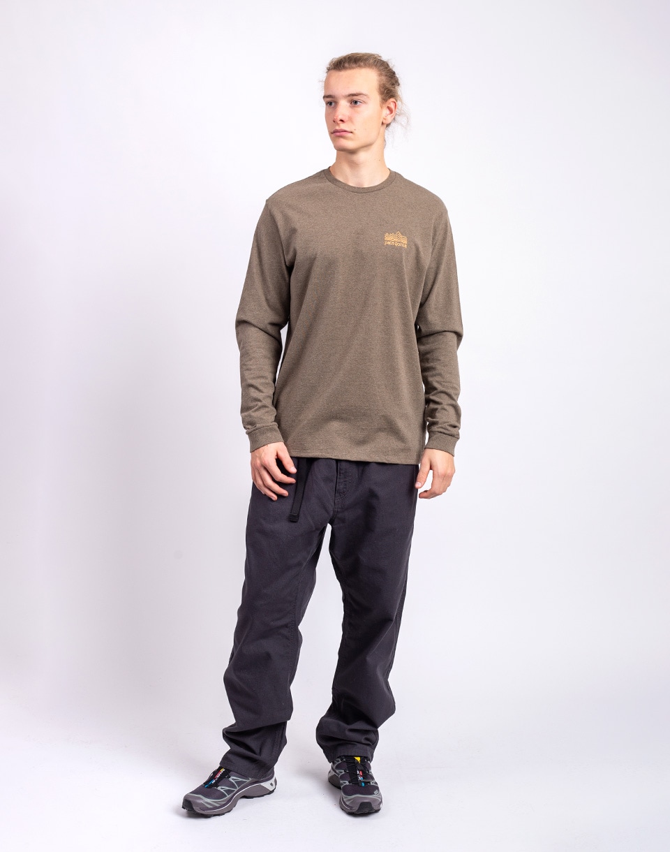 Patagonia M's L/S Strataspire Responsibili-Tee Wing Grey M