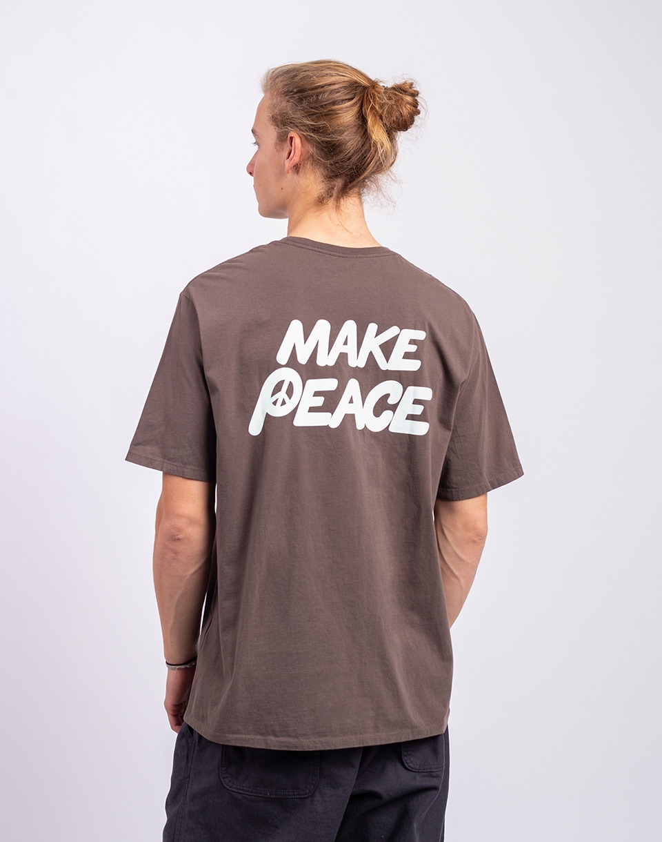 Patagonia M's Balance Organic T-Shirt Peace Seeds: Marlow Brown M
