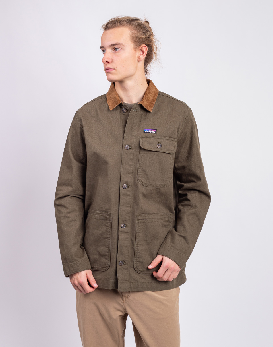 Patagonia M's Point Reyes Canvas Jacket Basin Green M