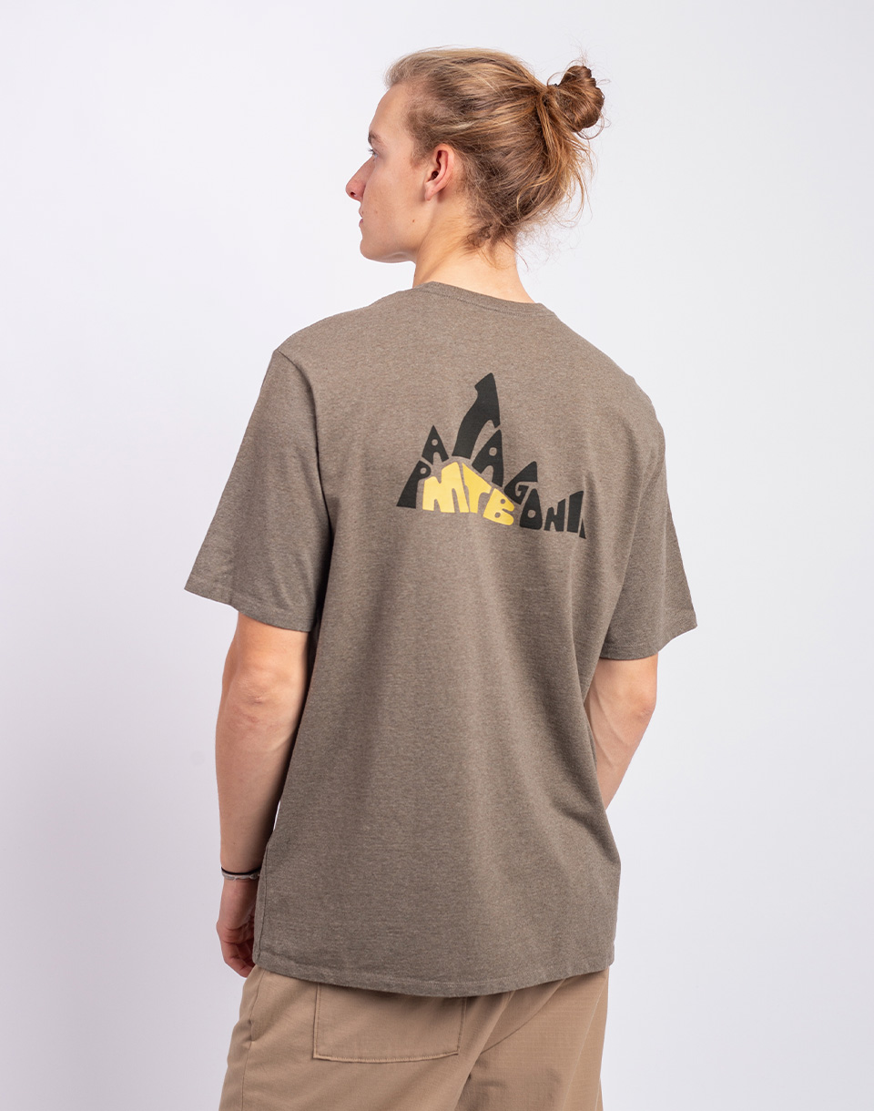 Patagonia M's Berm Logo Responsibili-Tee Wing Grey M