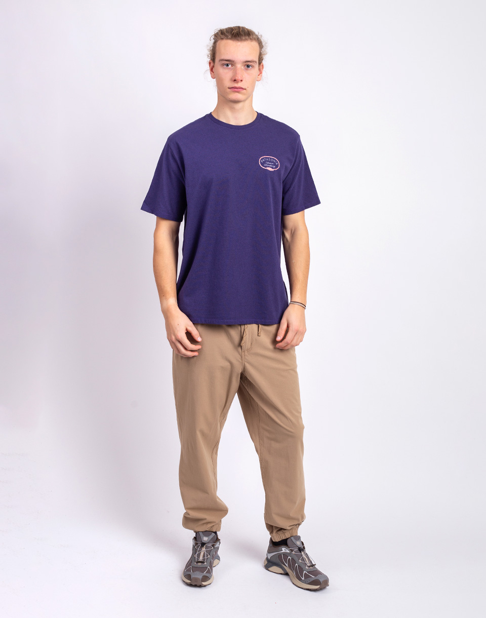 Patagonia M's Clean Climb Roots Responsibili-Tee Plummet Purple XL