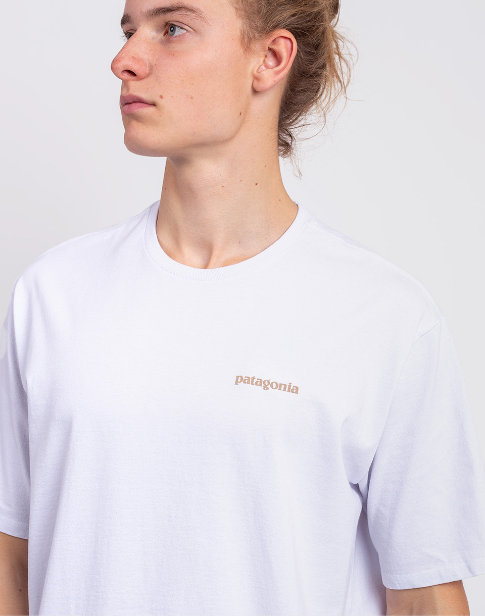 Patagonia M's Fitz Roy Icon Responsibili-Tee White S