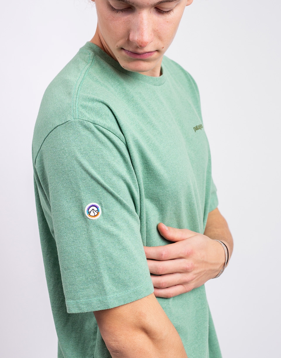Patagonia M's Fitz Roy Icon Responsibili-Tee Ellwood Green M