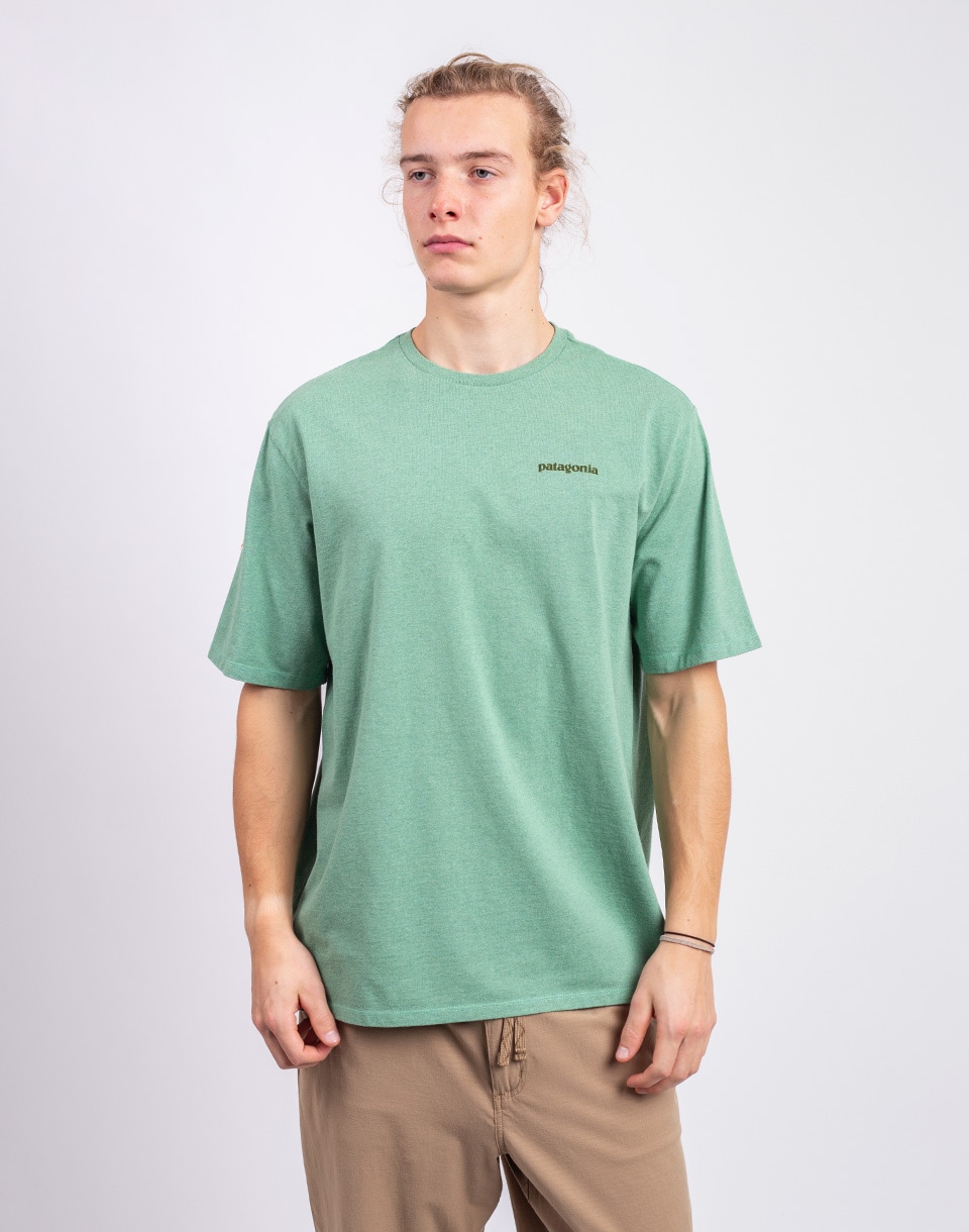 Tričko Patagonia M's Fitz Roy Icon Responsibili-Tee Ellwood Green