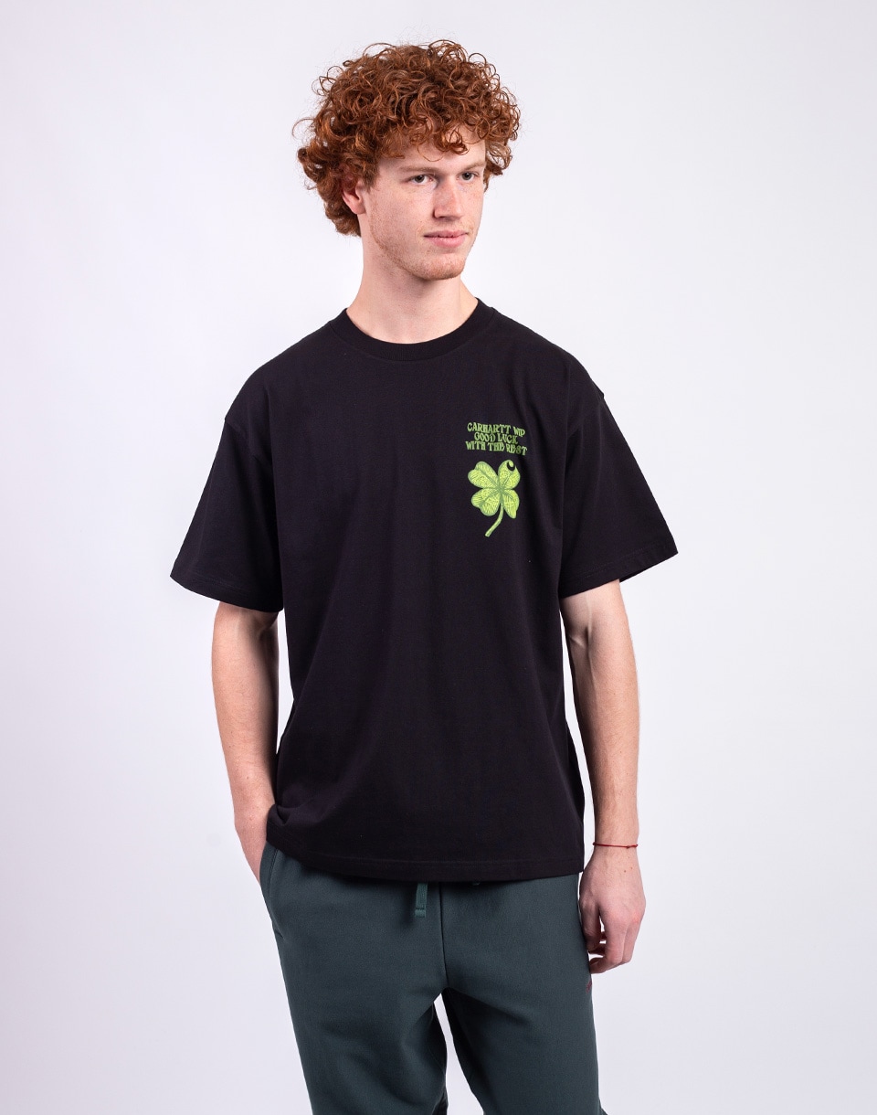 Tričko Carhartt WIP S/S Clover T-Shirt Black