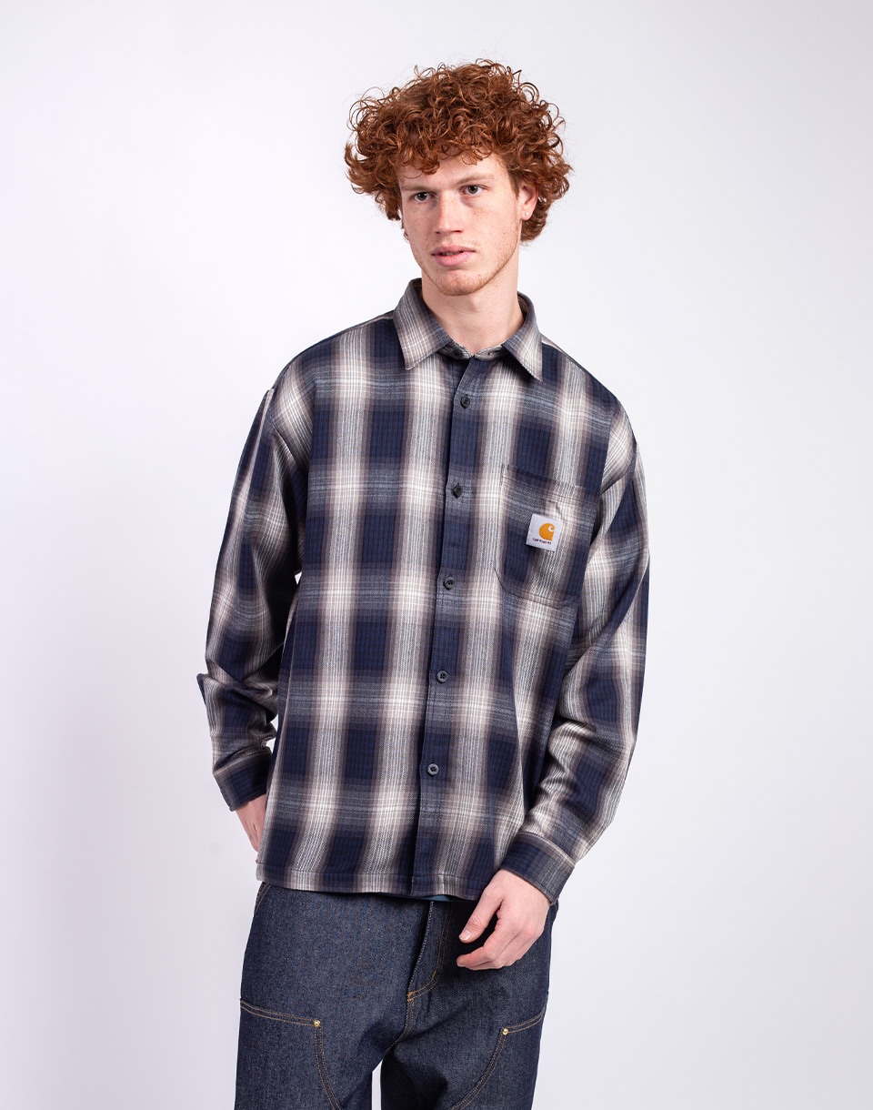 Carhartt WIP L/S Harlin Shirt Harlin Check, Jupiter M