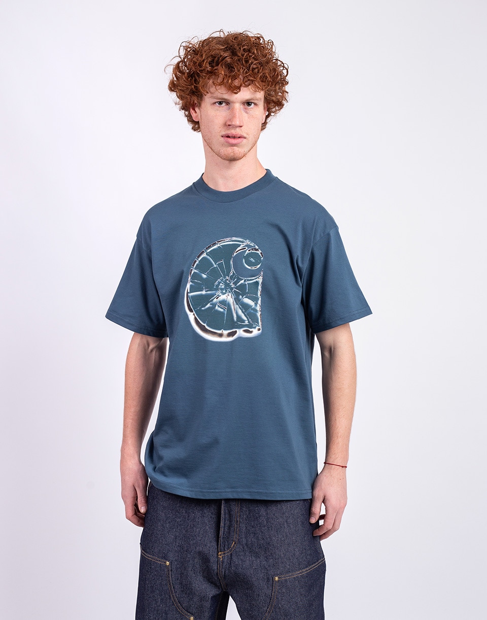 Carhartt WIP S/S Shattered T-Shirt Office Blue M