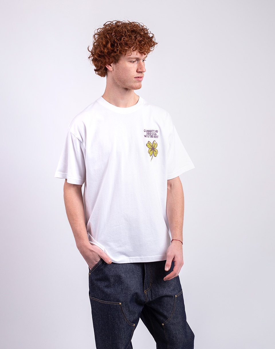 Tričko Carhartt WIP S/S Clover T-Shirt White
