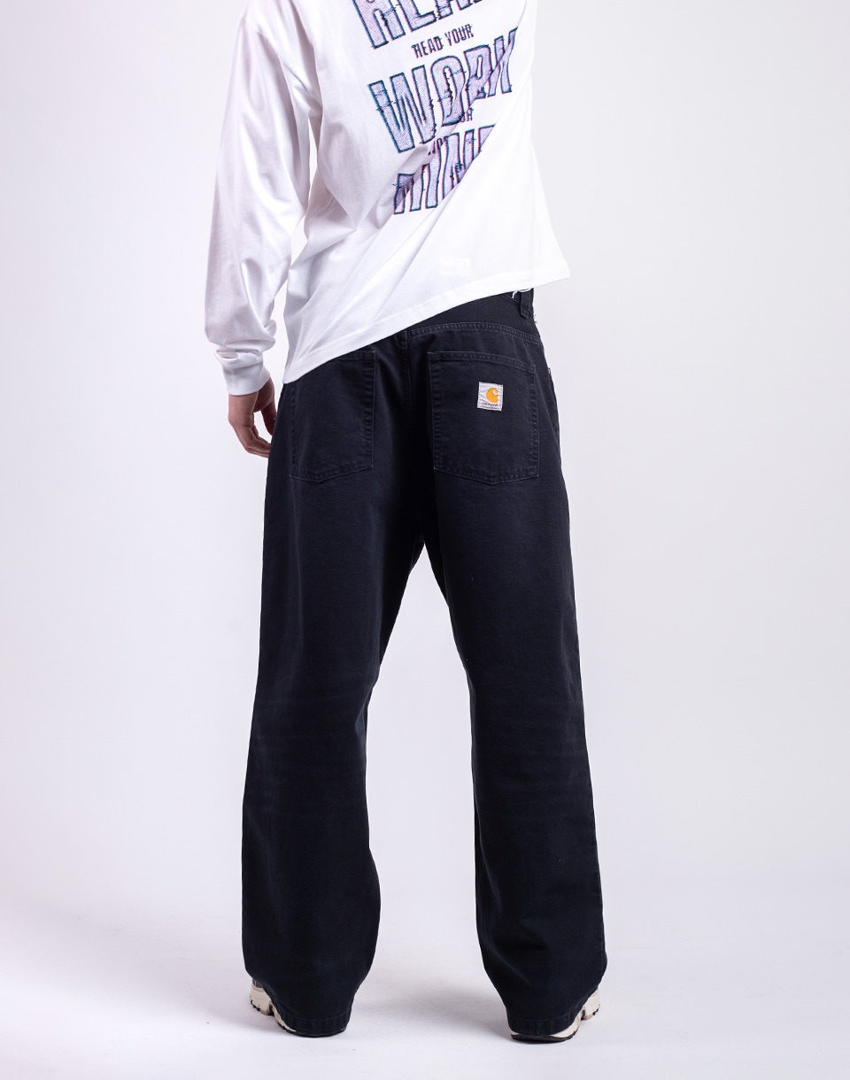 Carhartt WIP Brandon Pant Black grind wash M