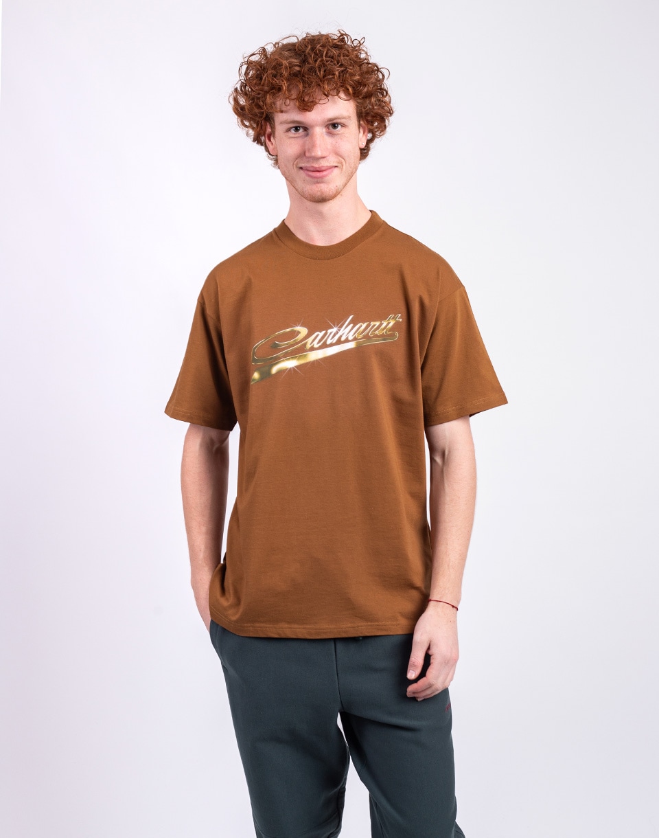 Tričko Carhartt WIP S/S Vrooom T-Shirt Hamilton Brown