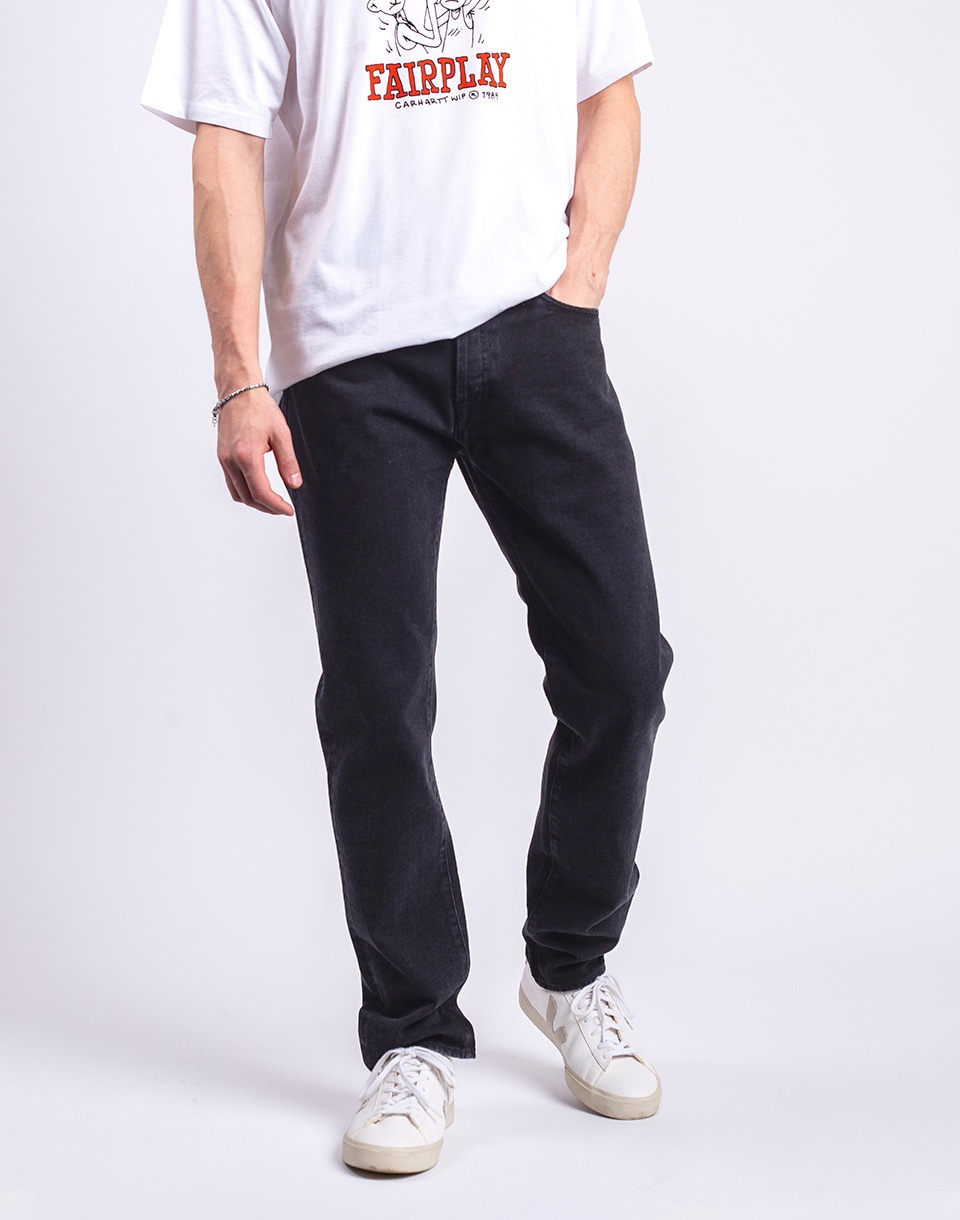 Carhartt WIP Klondike Pant Black stone washed W33/L32