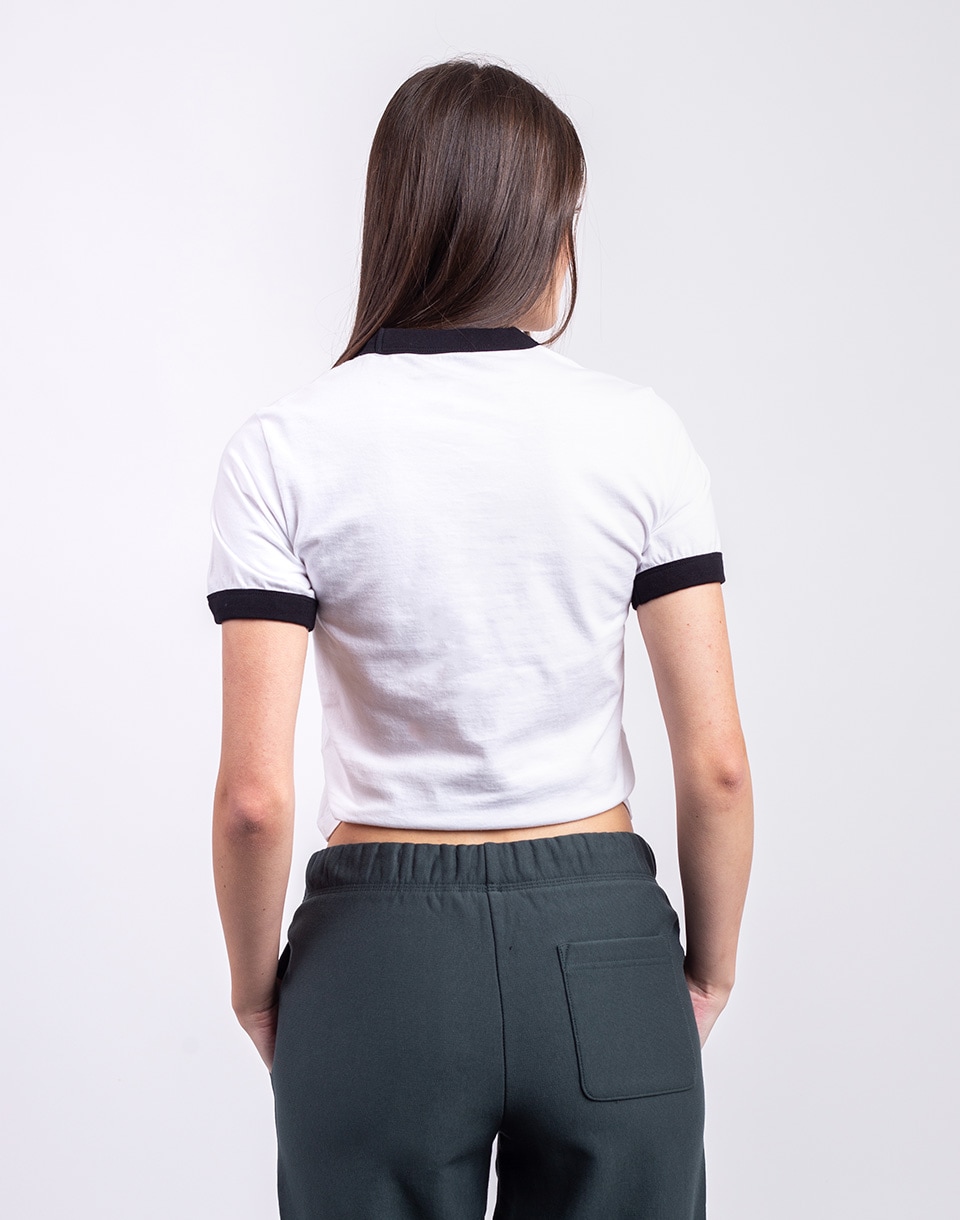 Carhartt WIP W' S/S Reminiscing Ringer T-Shirt White heavy stone wash M