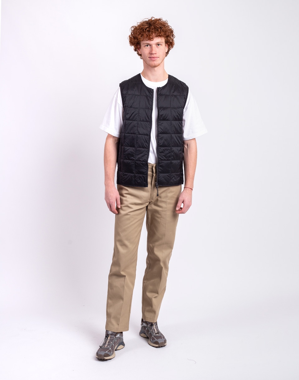 Taion Crew Neck Zip Down Vest BLACK M