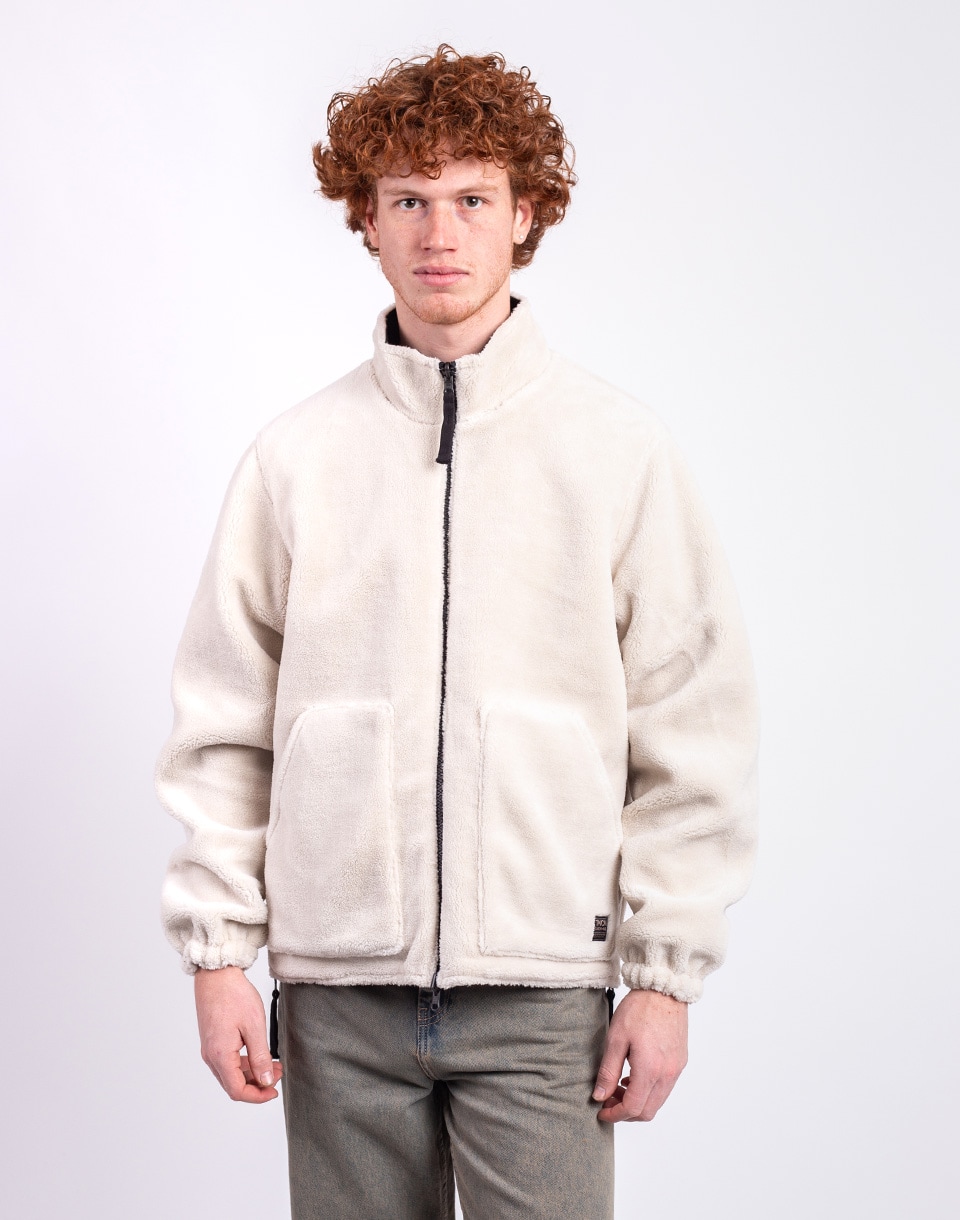 Taion Non Down Military Reversible Boa Hi Neck Jacket BLACK×CREAM M