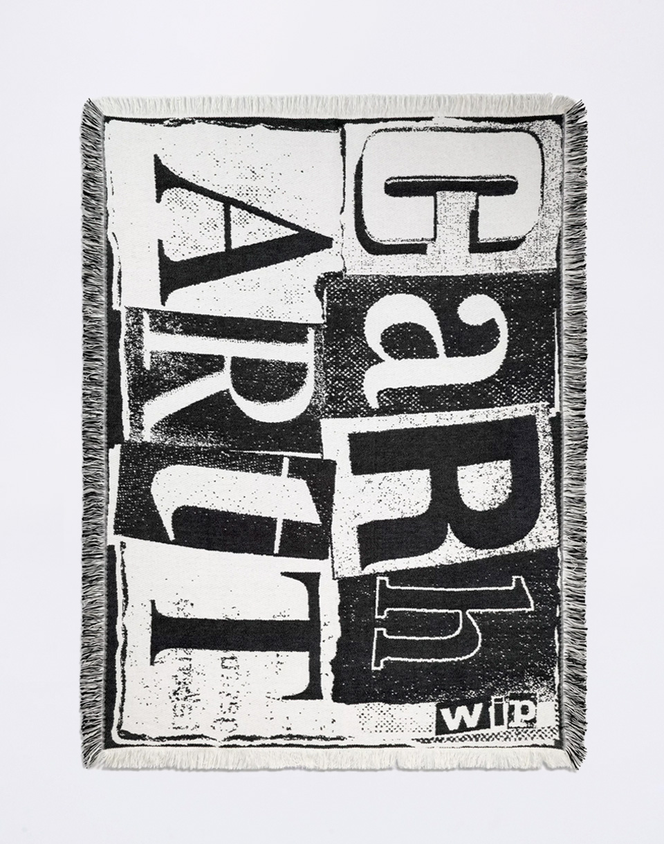 Carhartt WIP Letterpress Blanket Black/Wax