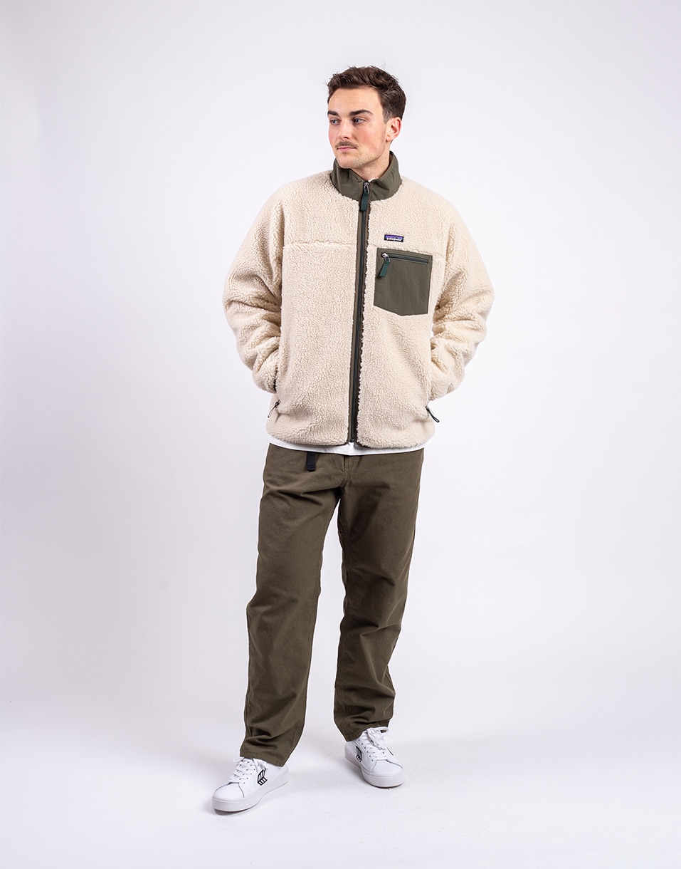 Patagonia M's Classic Retro-X Jacket Dark Natural w/Basin Green XL