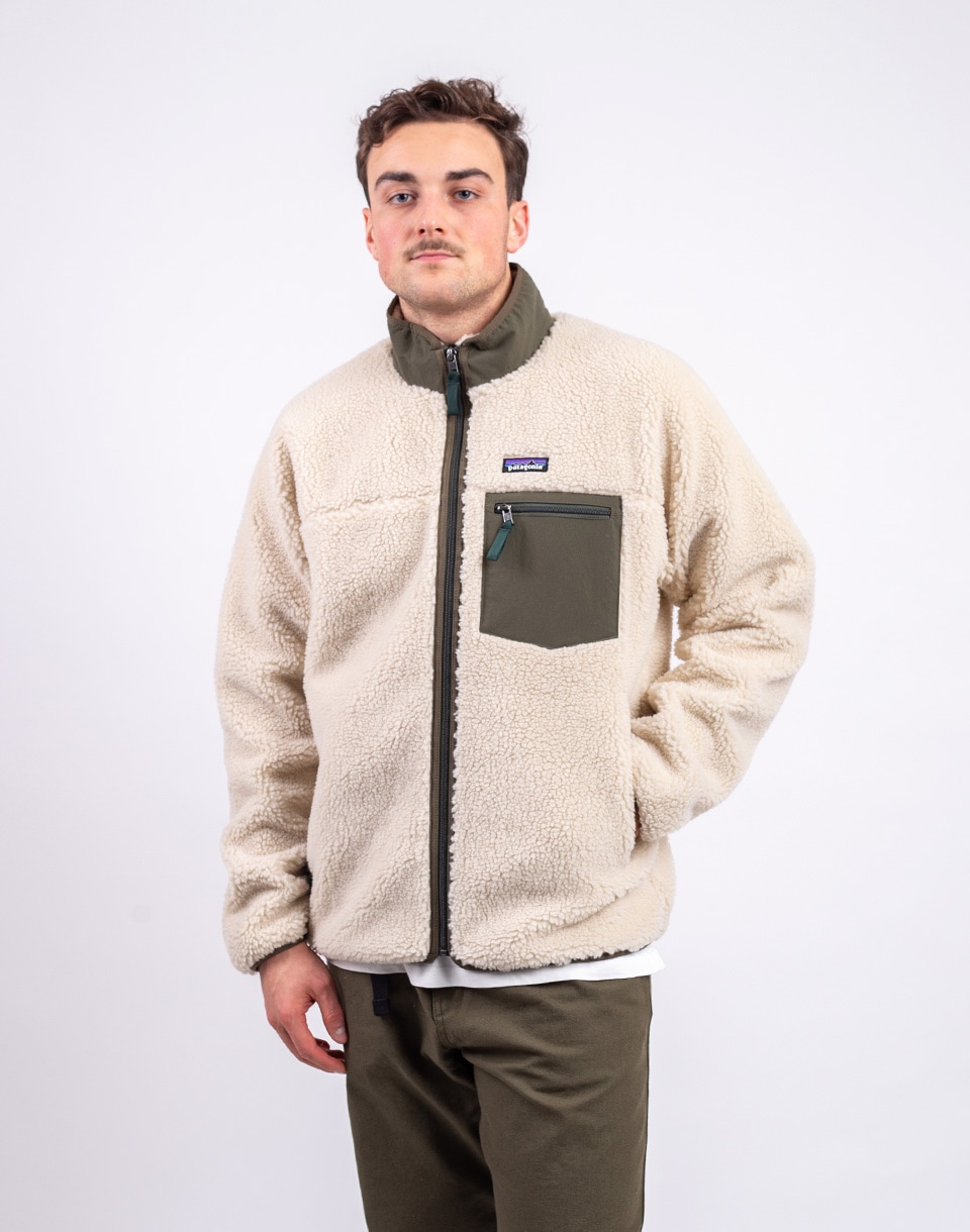 Patagonia M's Classic Retro-X Jacket Dark Natural w/Basin Green XL
