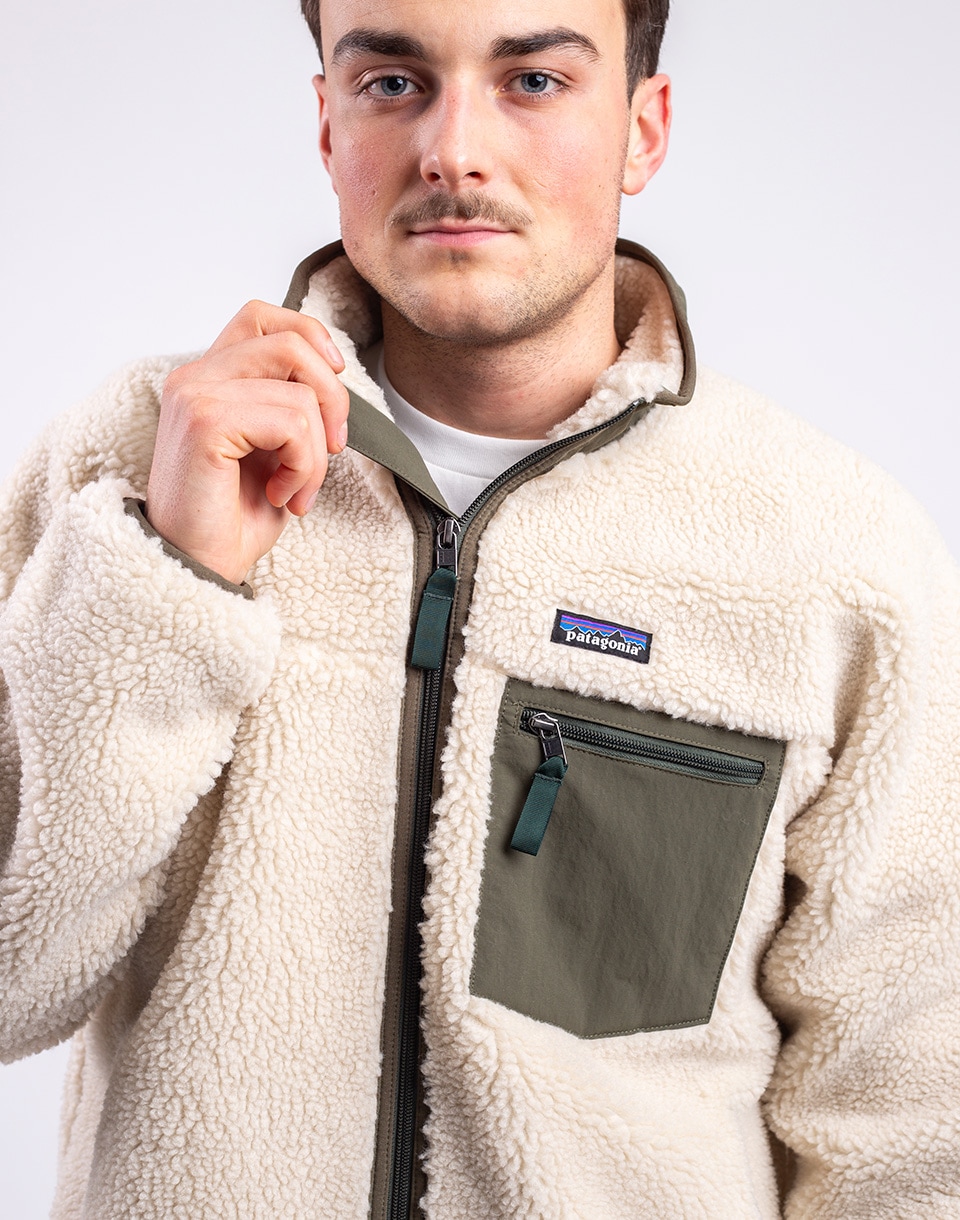 Patagonia M's Classic Retro-X Jacket Dark Natural w/Basin Green XL