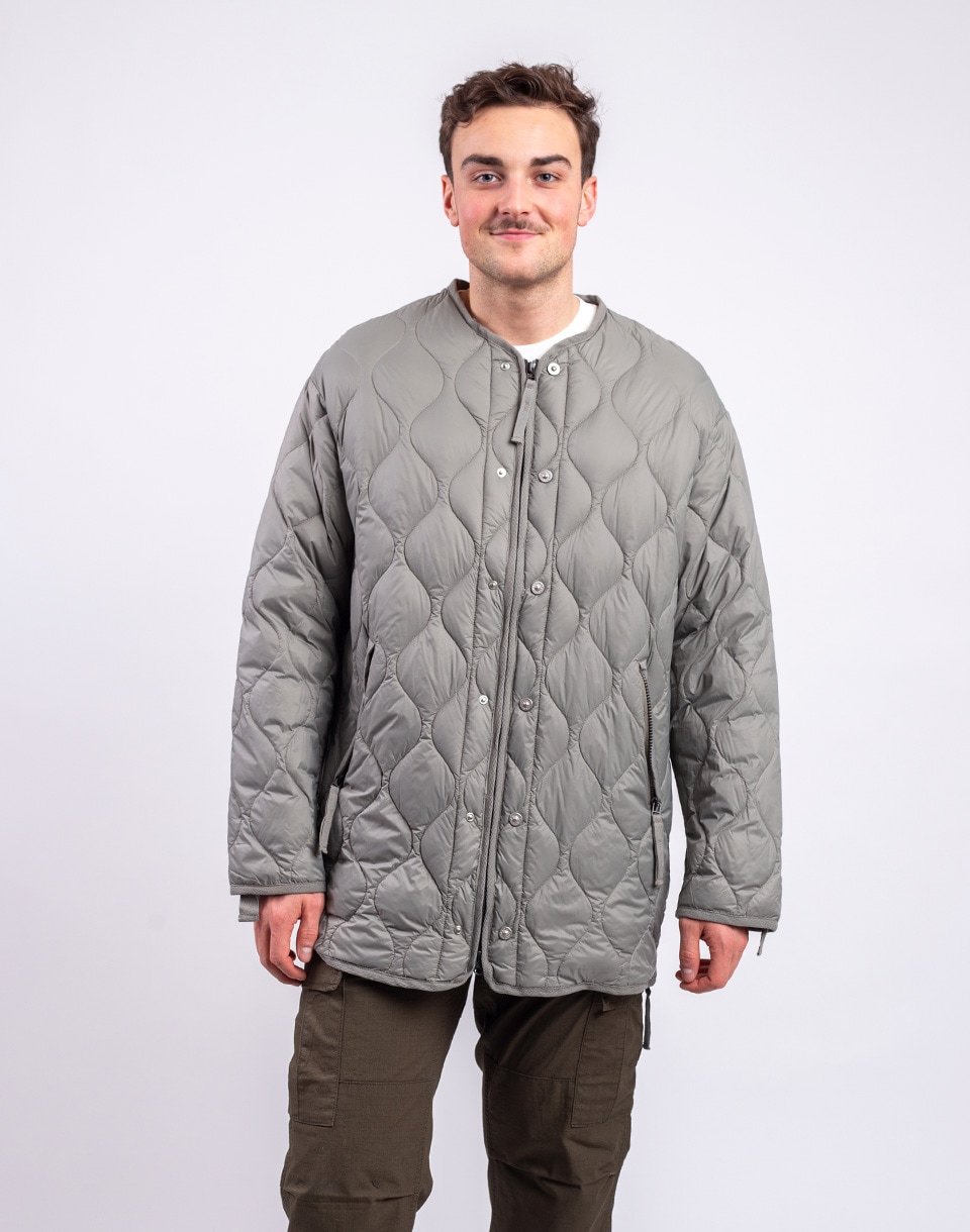 Taion Unisex Military M65 Liner W-Zip Down Jacket D.SAGE GREEN S