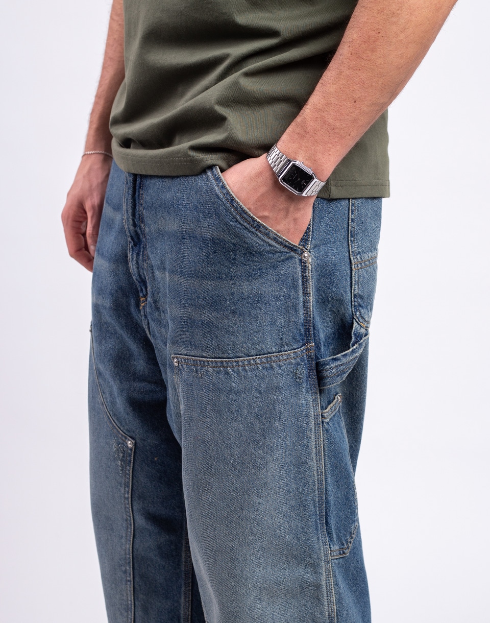 Carhartt WIP OG Double Knee Pant Blue grind wash S