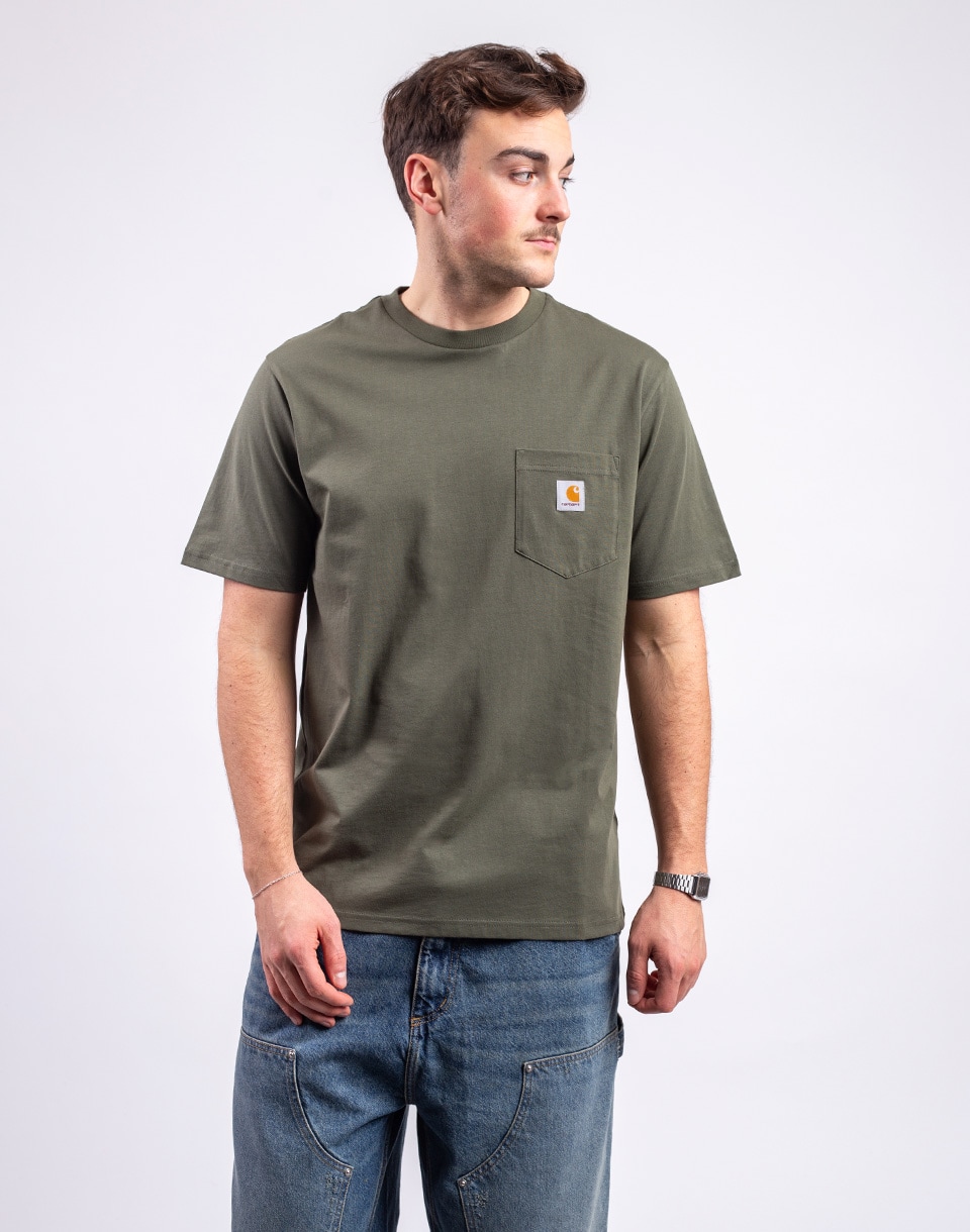 Tričko Carhartt WIP S/S Pocket T-Shirt Leaf
