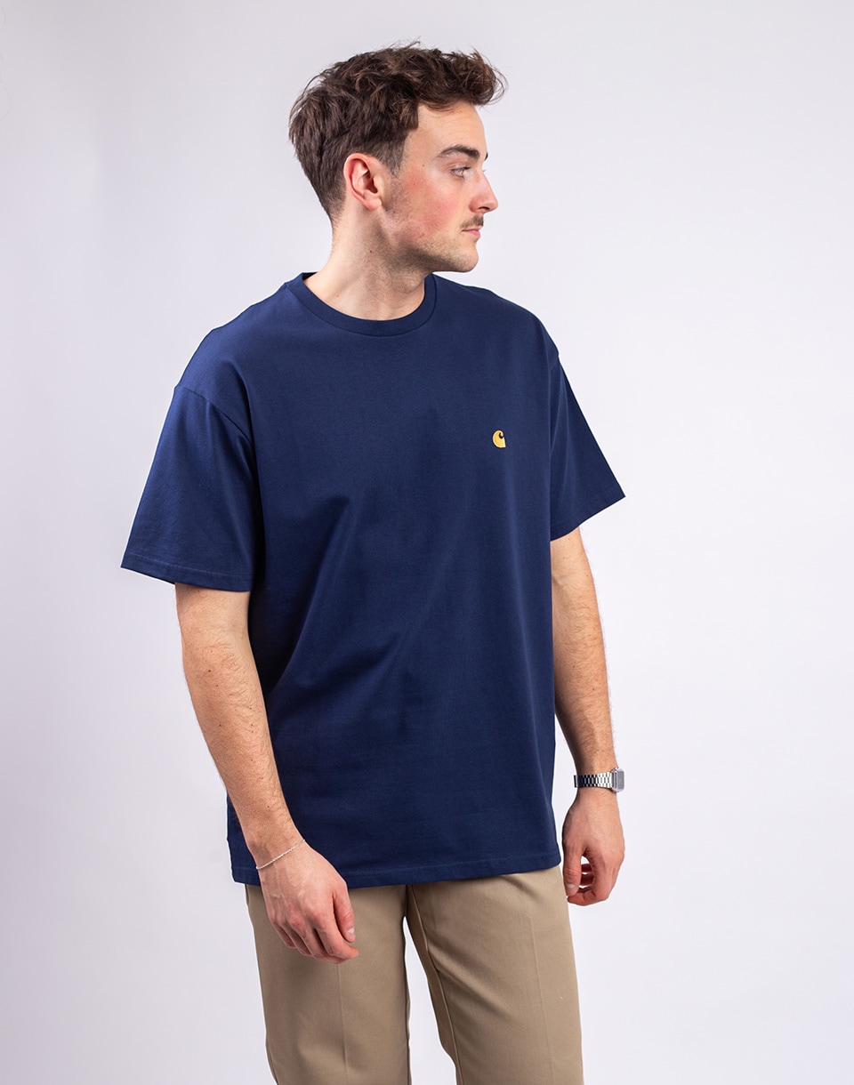 Tričko Carhartt WIP S/S Chase T-Shirt Jupiter/Gold
