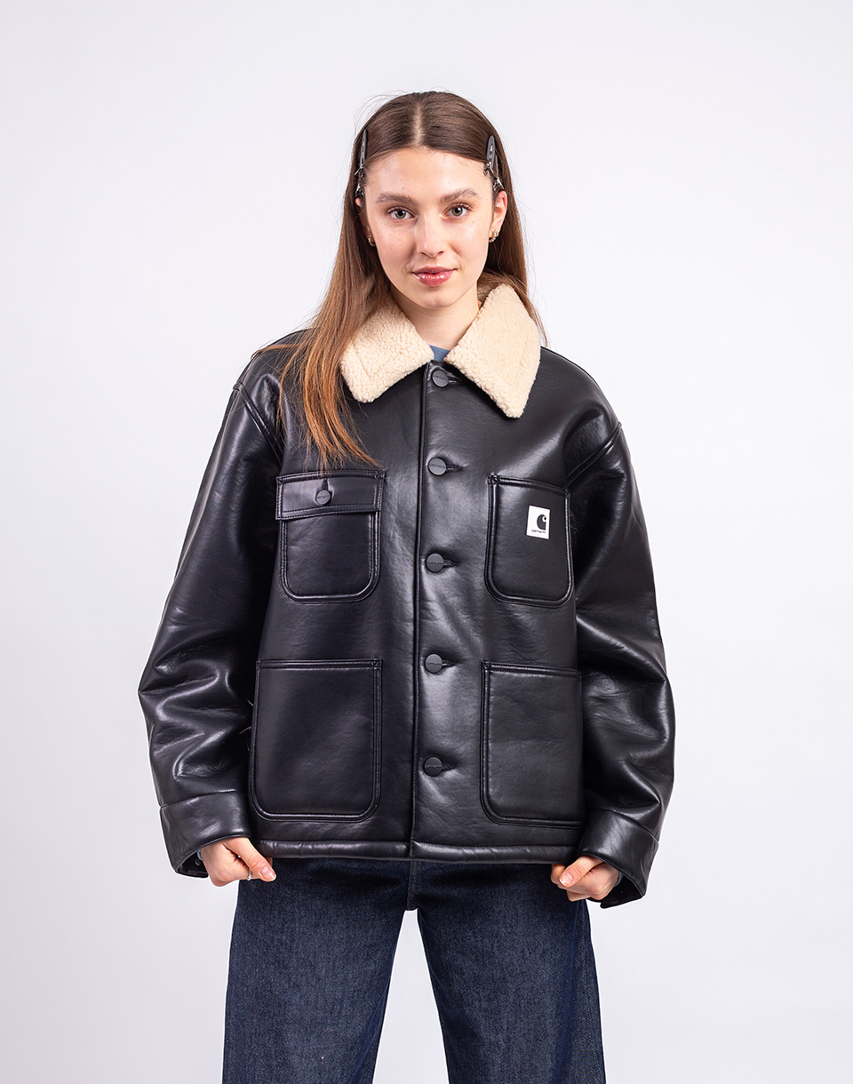 Carhartt WIP W' Shepton OG Michigan Coat Black/Natural S