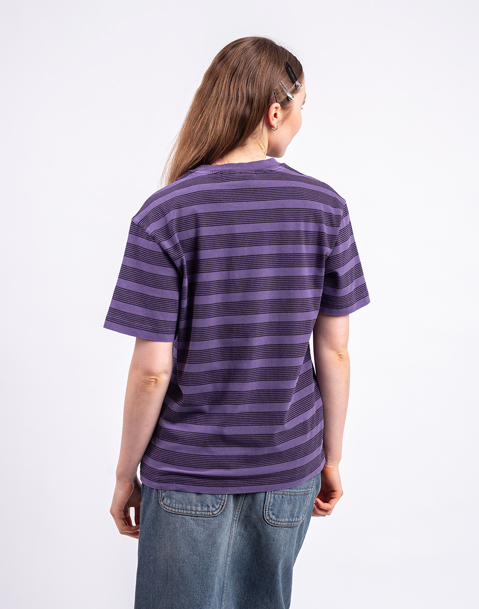 Carhartt WIP W' S/S Hanson Pocket T-Shirt Hanson W Stripe, Lokers garment dyed M
