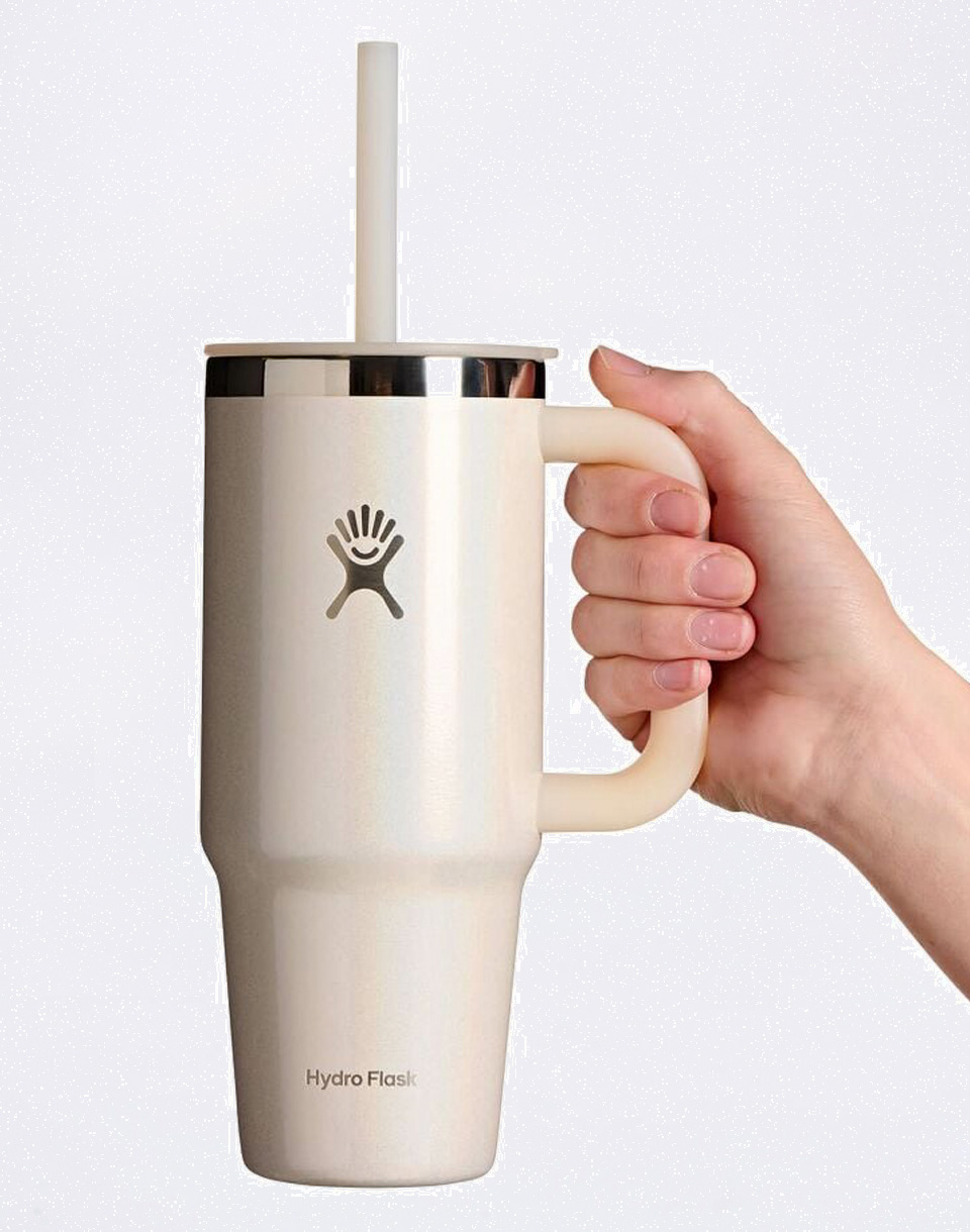 Hydro Flask Travel Tumbler 24 oz (710 ml) Glimmer Cream