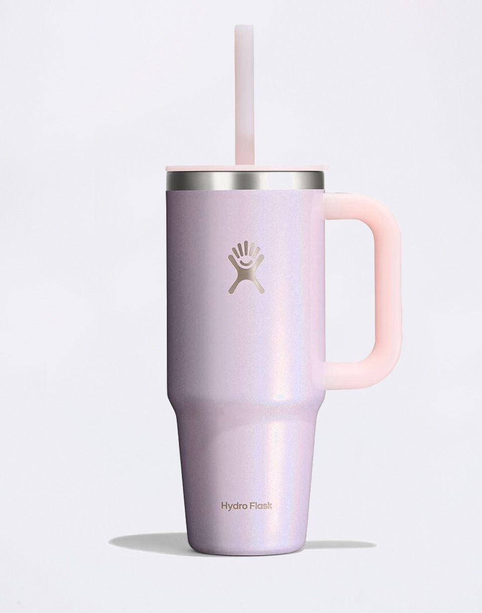 Hydro Flask Travel Tumbler 24 oz  Glimmer Pink