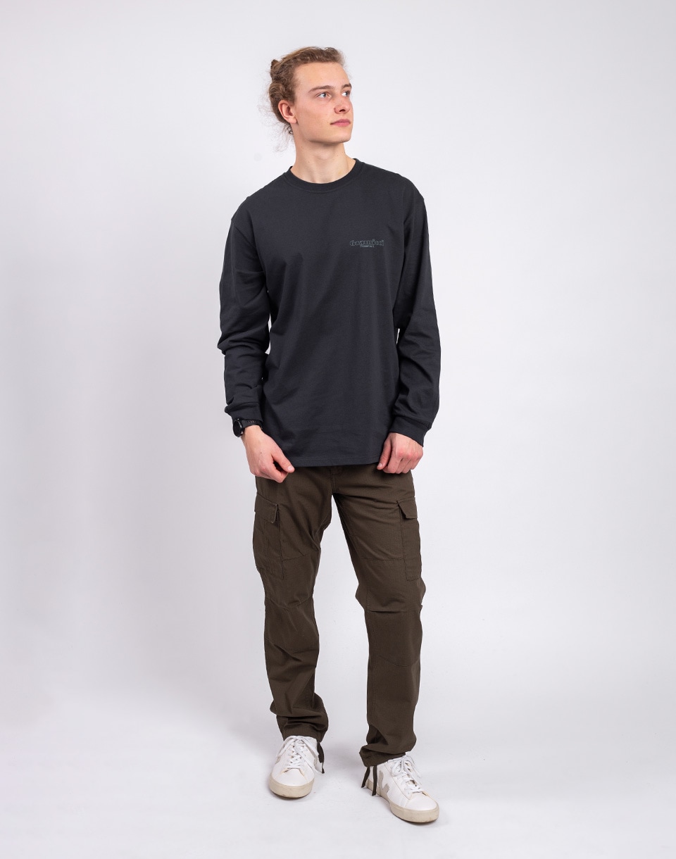Gramicci Trouttail Long Sleeve Tee VINTAGE BLACK M