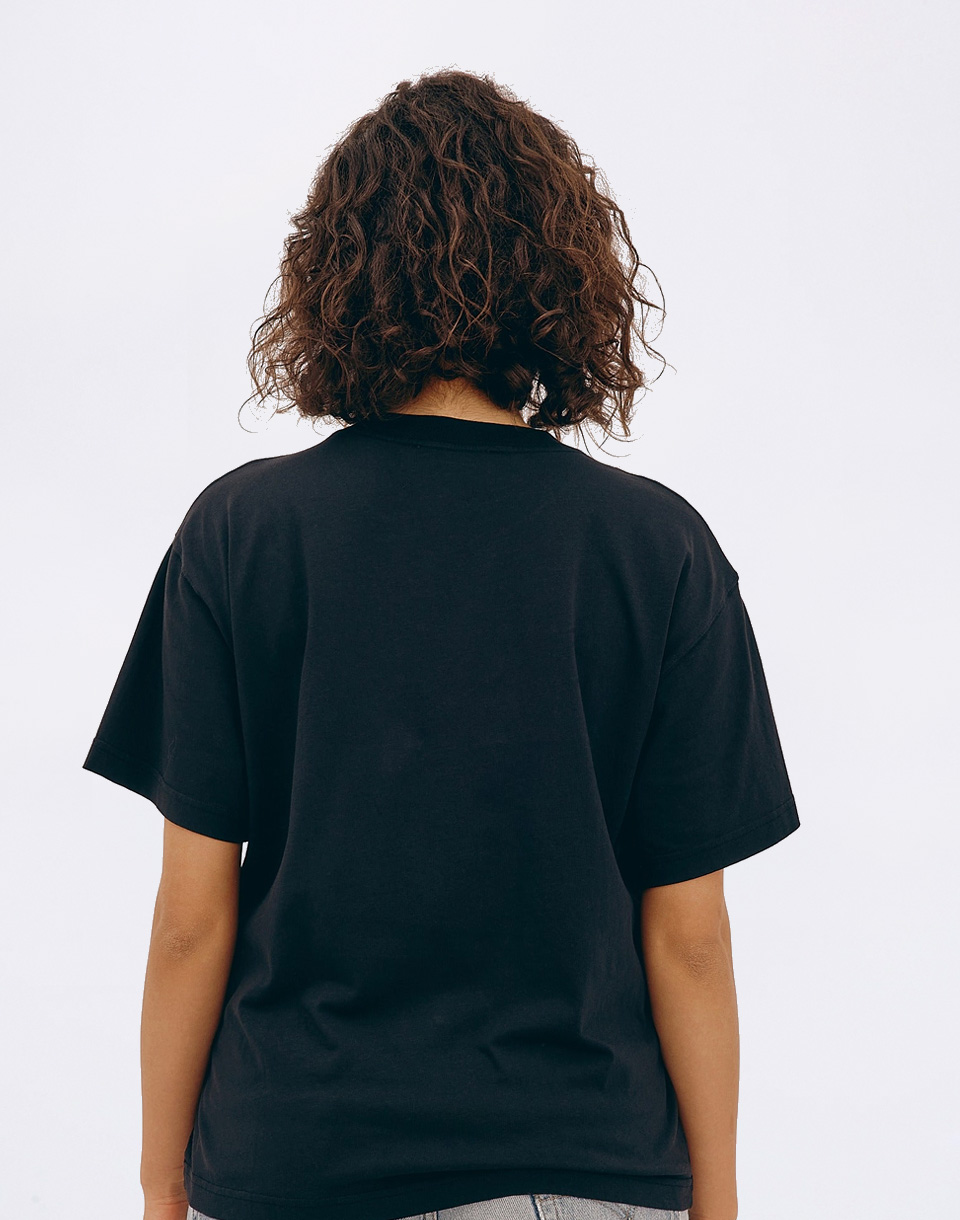 Organic Basics True Boxy Tee Black M