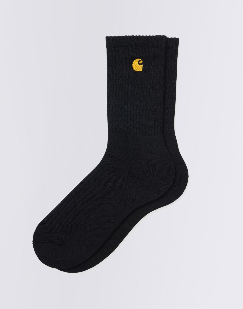 Carhartt WIP Chase Socks Black/Gold