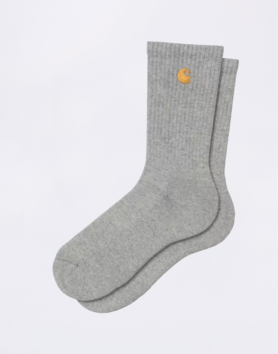 Carhartt WIP Chase Socks Grey Heather/ Gold
