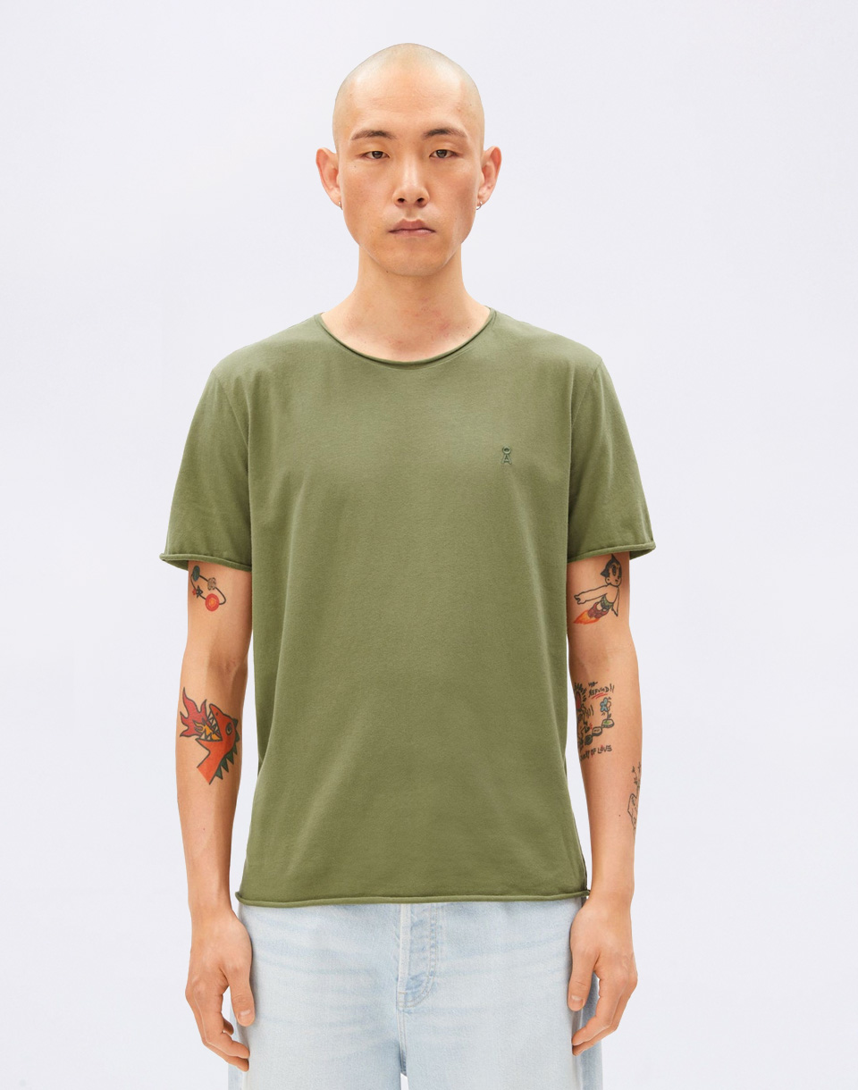 Tričko Armedangels Jaames Brushed T-Shirt fatigue green