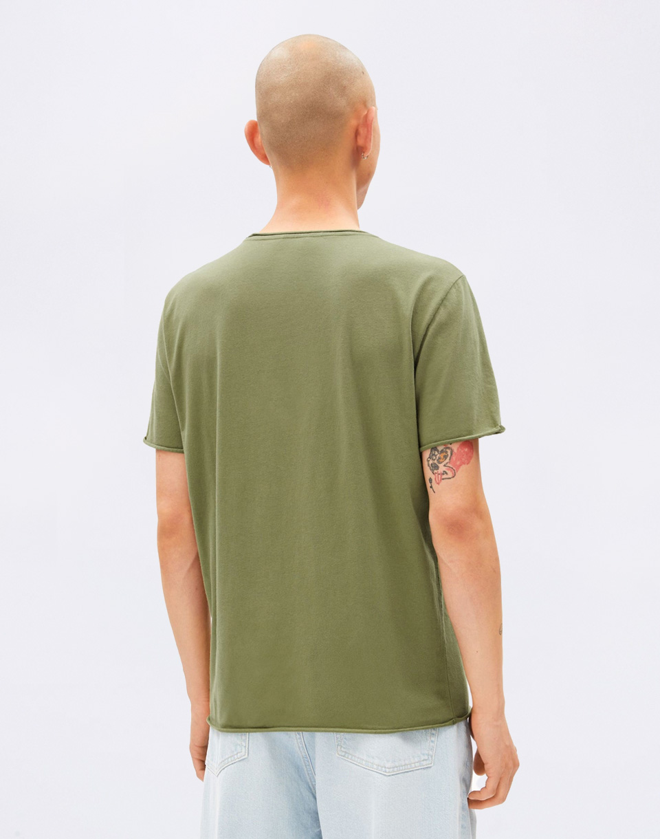 Armedangels Jaames Brushed T-Shirt fatigue green S