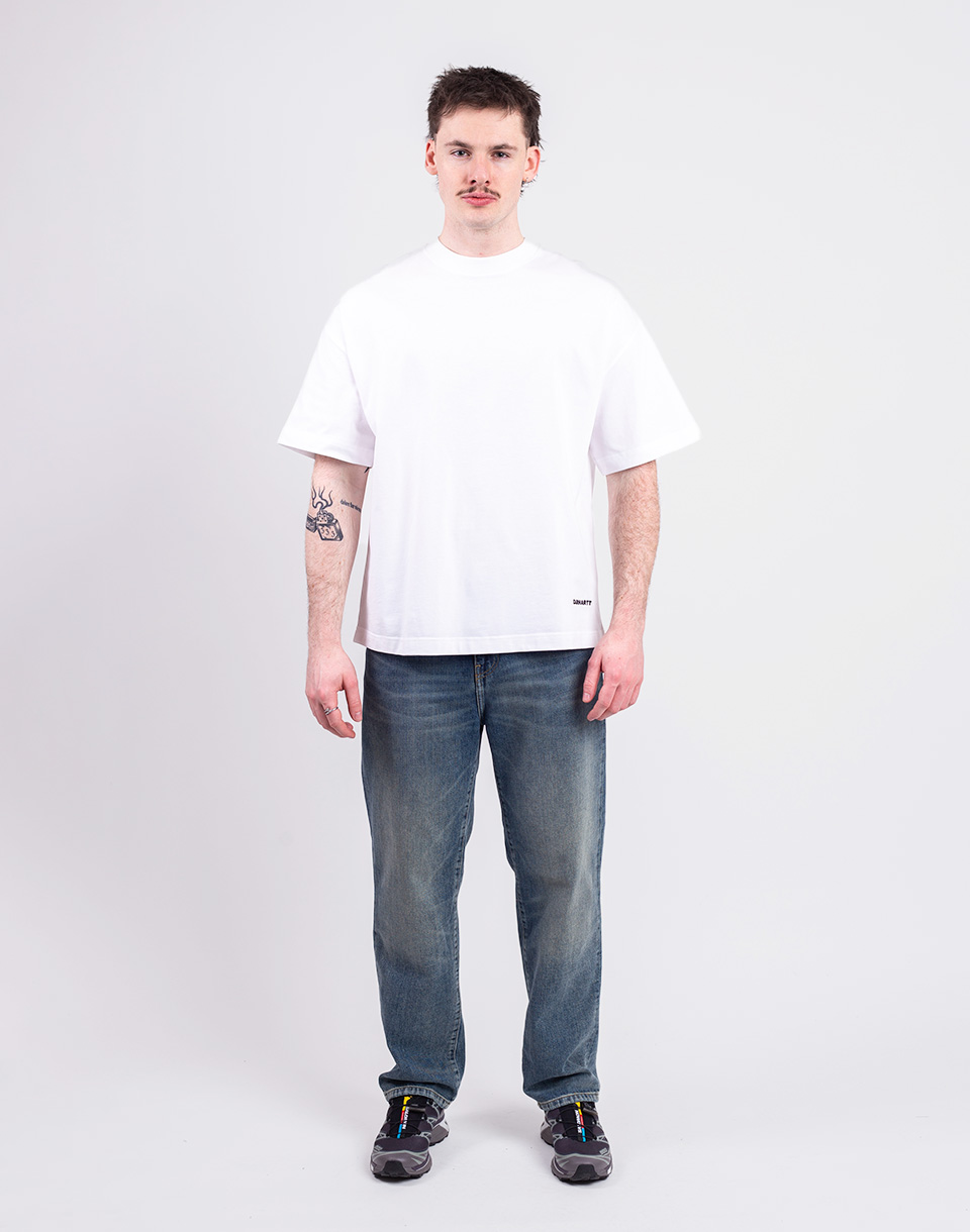 Carhartt WIP S/S Link Script T-Shirt White/Black S