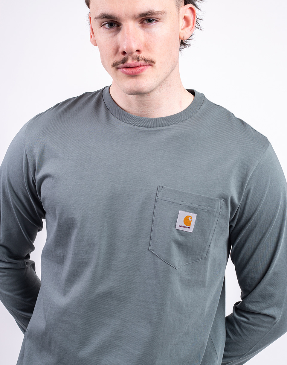 Carhartt WIP L/S Pocket T-Shirt Velvet Green M