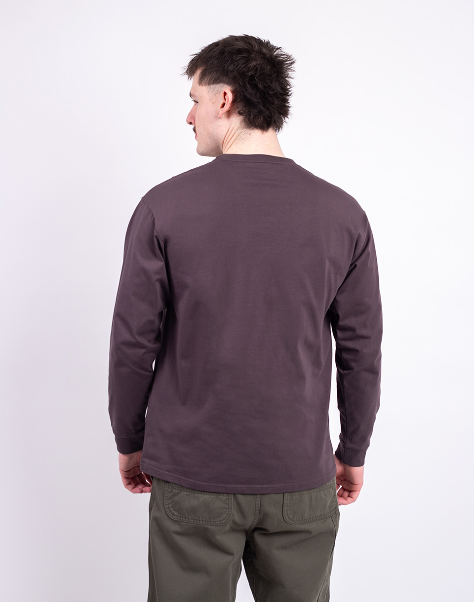 Carhartt WIP L/S Chase T-Shirt Shale/Gold M